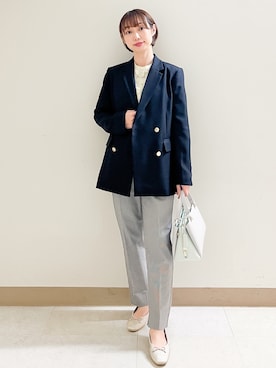 「UNTITLED（アンタイトル）のアイテム（ワンピース/ドレス）」を使った、あかねさん（レディース・158cm）の春コーディネート