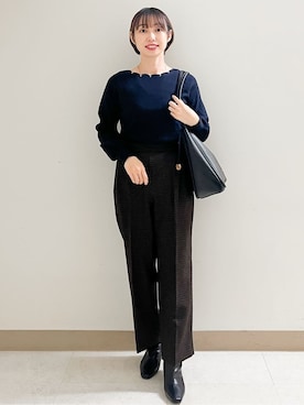 あかねさん(レディース・158cm)の冬コーディネート