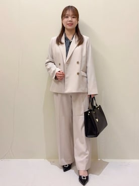 「index（インデックス）のアイテム（バッグ）」を使った、ayumiさん（レディース・150cm）の春コーディネート