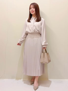 「Modify（モディファイ）のアイテム（トップス）」を使った、ayumiさん（レディース・150cm）の冬コーディネート