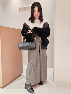 「ESPERANZA（エスペランサ）のアイテム」を使った、紫桜-shion-さん（レディース・156cm）の冬コーディネート