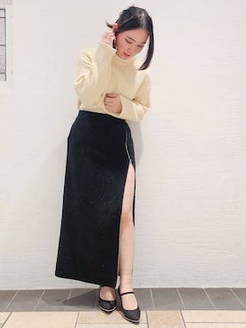 「ESPERANZA（エスペランサ）のアイテム」を使った、紫桜-shion-さん（レディース・156cm）の冬コーディネート