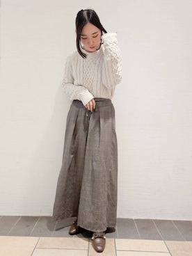「ESPERANZA（エスペランサ）のアイテム」を使った、紫桜-shion-さん（レディース・156cm）の冬コーディネート