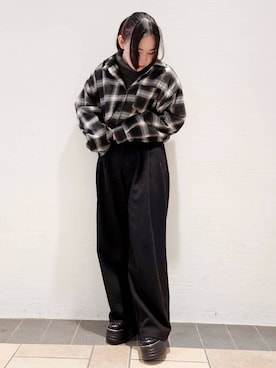 「ESPERANZA（エスペランサ）のアイテム」を使った、紫桜-shion-さん（レディース・156cm）の冬コーディネート