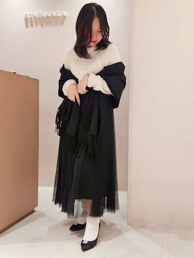 「ESPERANZA（エスペランサ）のアイテム」を使った、紫桜-shion-さん（レディース・156cm）の冬コーディネート