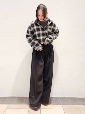 「ESPERANZA（エスペランサ）のアイテム」を使った、紫桜-shion-さん（レディース・156cm）の冬コーディネート