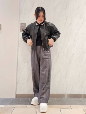 「ESPERANZA（エスペランサ）のアイテム」を使った、紫桜-shion-さん（レディース・156cm）の冬コーディネート