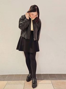 「ESPERANZA（エスペランサ）のアイテム」を使った、紫桜-shion-さん（レディース・156cm）の冬コーディネート