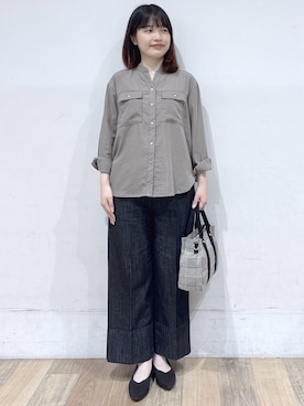 「Lee（リー）のアイテム」を使った、るーさん（レディース・158cm）の秋コーディネート
