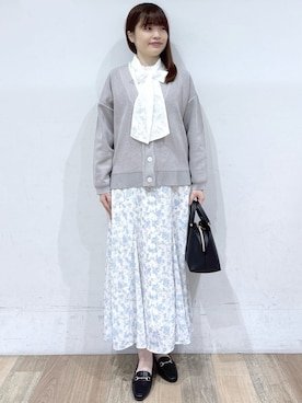 「COUP DE CHANCE（クードシャンス）のアイテム」を使った、るーさん（レディース・158cm）の冬コーディネート