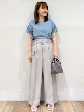 「Lee（リー）のアイテム（バッグ）」を使った、るーさん（レディース・158cm）の春コーディネート
