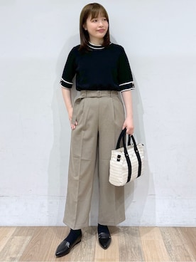 「Lee（リー）のアイテム（バッグ）」を使った、るーさん（レディース・158cm）の春コーディネート