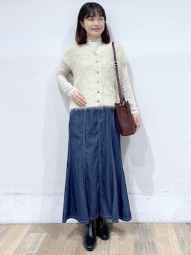 「grove（グローブ）のアイテム」を使った、るーさん（レディース・158cm）の秋コーディネート