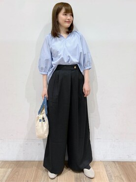 「Lee（リー）のアイテム（バッグ）」を使った、るーさん（レディース・158cm）の春コーディネート