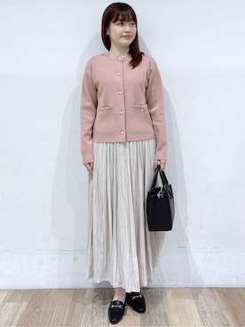 「grove（グローブ）のアイテム」を使った、るーさん（レディース・158cm）の冬コーディネート