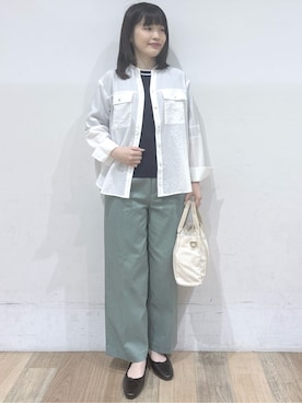 「Lee（リー）のアイテム（バッグ）」を使った、るーさん（レディース・158cm）の春コーディネート