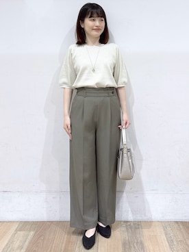 「grove（グローブ）のアイテム」を使った、るーさん（レディース・158cm）の夏コーディネート