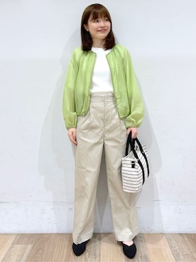 「Lee（リー）のアイテム（バッグ）」を使った、るーさん（レディース・158cm）の春コーディネート