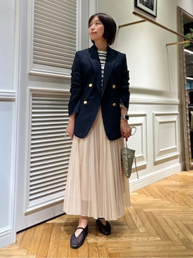 「NE QUITTEZ PAS!（ヌキテパ）のアイテム」を使った、つじ まこさん（レディース・150cm）の春コーディネート