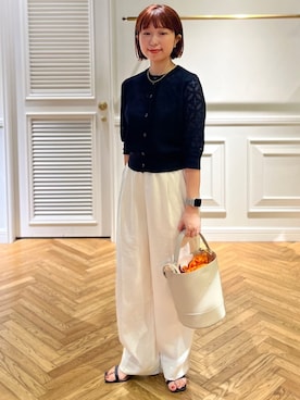 オーバーラップレースハーフスリーブ 洗える/シアー素材】オーバーラップレースハーフスリーブを使った人気