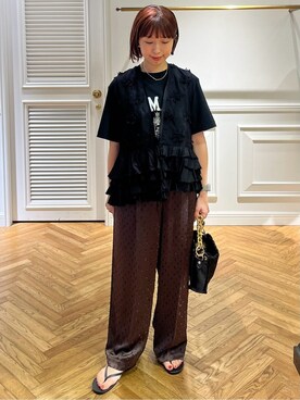 「Kassiopea（カシオペア）のアイテム」を使った、つじ まこさん（レディース・150cm）の夏コーディネート