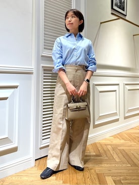 「AULENTTI（オウレンティ）のアイテム」を使った、つじ まこさん（レディース・150cm）の冬コーディネート