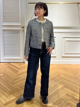 「RED CARD TOKYO（レッドカード）のアイテム」を使った、つじ まこさん（レディース・150cm）の冬コーディネート