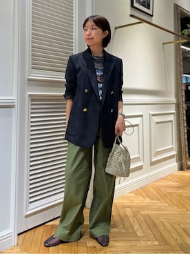 「NE QUITTEZ PAS!（ヌキテパ）のアイテム」を使った、つじ まこさん（レディース・150cm）の春コーディネート