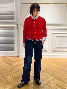 「RED CARD TOKYO（レッドカード）のアイテム」を使った、つじ まこさん（レディース・150cm）の冬コーディネート