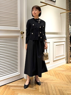 「AULENTTI（オウレンティ）のアイテム」を使った、つじ まこさん（レディース・150cm）の春コーディネート