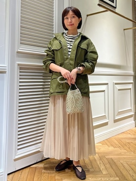 「NE QUITTEZ PAS!（ヌキテパ）のアイテム」を使った、つじ まこさん（レディース・150cm）の冬コーディネート