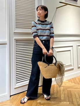 「DRESSTERIOR（ドレステリア）のアイテム」を使った、つじ まこさん（レディース・150cm）の春コーディネート