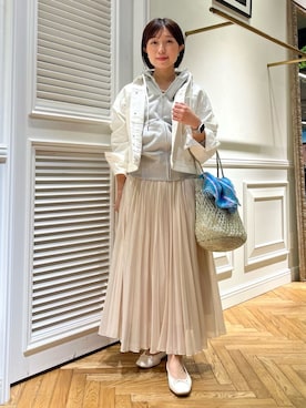 「NE QUITTEZ PAS!（ヌキテパ）のアイテム」を使った、つじ まこさん（レディース・150cm）の冬コーディネート