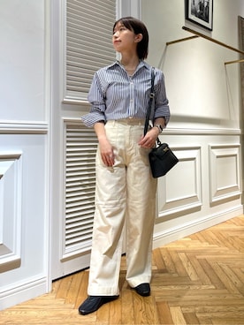 「AULENTTI（オウレンティ）のアイテム」を使った、つじ まこさん（レディース・150cm）の冬コーディネート