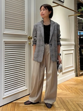 「DRESSTERIOR（ドレステリア）のアイテム」を使った、つじ まこさん（レディース・150cm）の春コーディネート