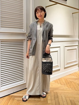 「DRESSTERIOR（ドレステリア）のアイテム」を使った、つじ まこさん（レディース・150cm）の春コーディネート