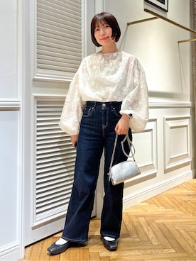「RED CARD TOKYO（レッドカード）のアイテム」を使った、つじ まこさん（レディース・150cm）の冬コーディネート