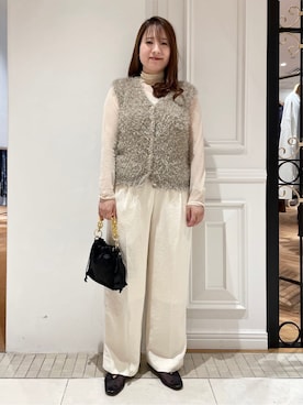 「Kassiopea（カシオペア）のアイテム」を使った、minowaさん（レディース・156cm）の秋コーディネート