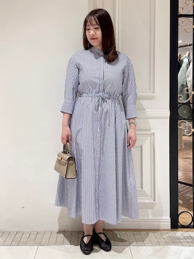 「AULENTTI（オウレンティ）のアイテム」を使った、minowaさん（レディース・156cm）の春コーディネート