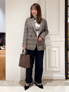 minowaさん（レディース・156cm）の秋コーディネート