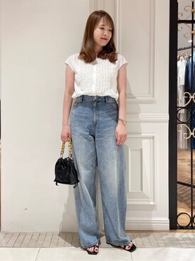 「Kassiopea（カシオペア）のアイテム」を使った、minowaさん（レディース・156cm）の夏コーディネート