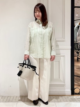 「DRESSTERIOR（ドレステリア）のアイテム」を使った、minowaさん（レディース・156cm）の春コーディネート