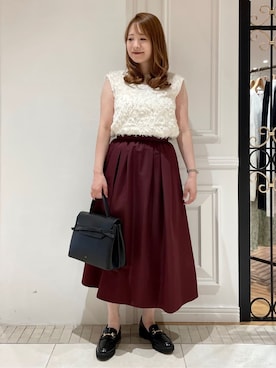 「tov（トーヴ）のアイテム」を使った、minowaさん（レディース・156cm）の夏コーディネート