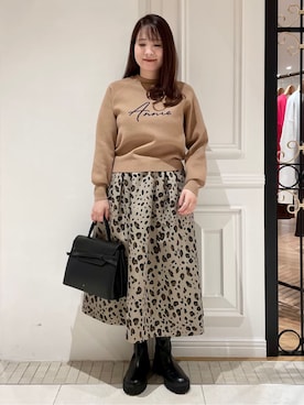 「tov（トーヴ）のアイテム」を使った、minowaさん（レディース・156cm）の秋コーディネート