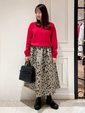 「tov（トーヴ）のアイテム」を使った、minowaさん（レディース・156cm）の秋コーディネート
