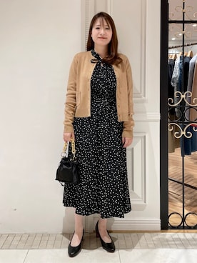 「Kassiopea（カシオペア）のアイテム」を使った、minowaさん（レディース・156cm）の秋コーディネート