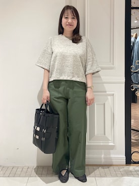 「DRESSTERIOR（ドレステリア）のアイテム」を使った、minowaさん（レディース・156cm）の春コーディネート