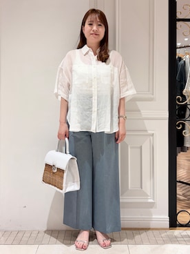 minowaさん（レディース・156cm）の夏コーディネート