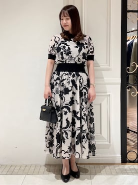 「AULENTTI（オウレンティ）のアイテム」を使った、minowaさん（レディース・156cm）の冬コーディネート