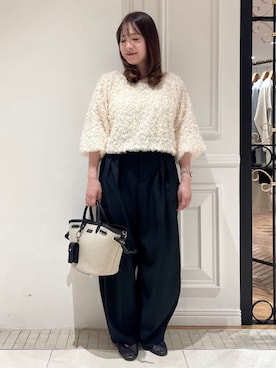 「PROVOKE （プロヴォーク）のアイテム」を使った、minowaさん（レディース・156cm）の春コーディネート